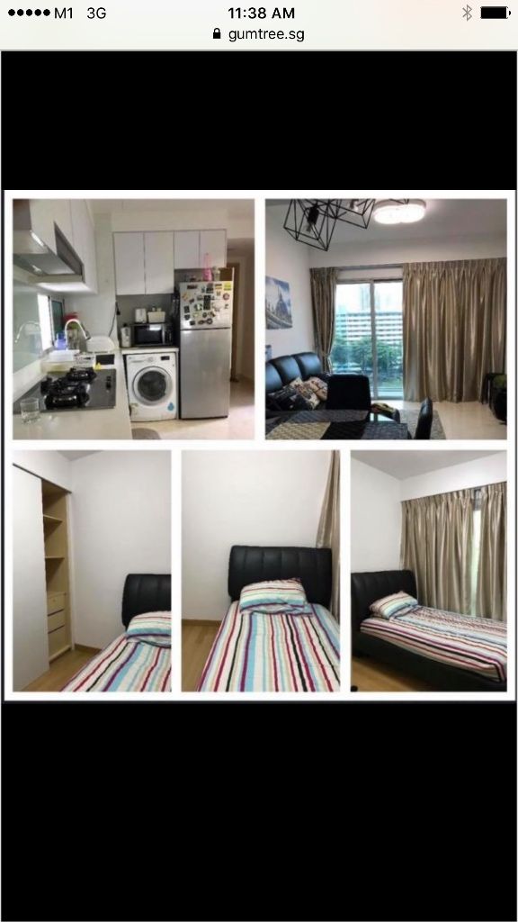 City Living, 2 bedroom in Eight Riversuites, available on 01 Nov - Farrer Park 花拉公园 - 整个住家 - Homates 新加坡