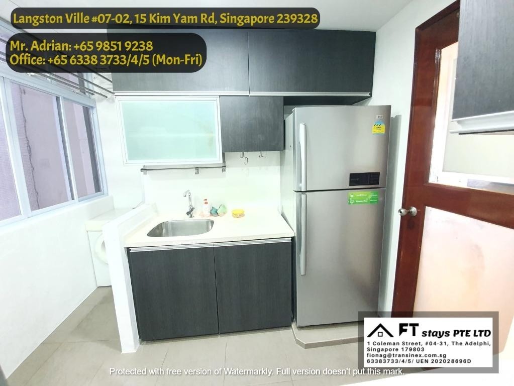 Near Somerset and Dhoby Gaut mrt / River Valley/ Langston View/ Available 16Jan - Orchard 乌节路 - 整个住家 - Homates 新加坡