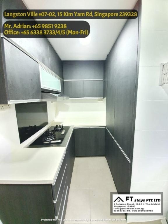 Near Somerset and Dhoby Gaut mrt / River Valley/ Langston View/ Available 16Jan - Orchard 乌节路 - 整个住家 - Homates 新加坡