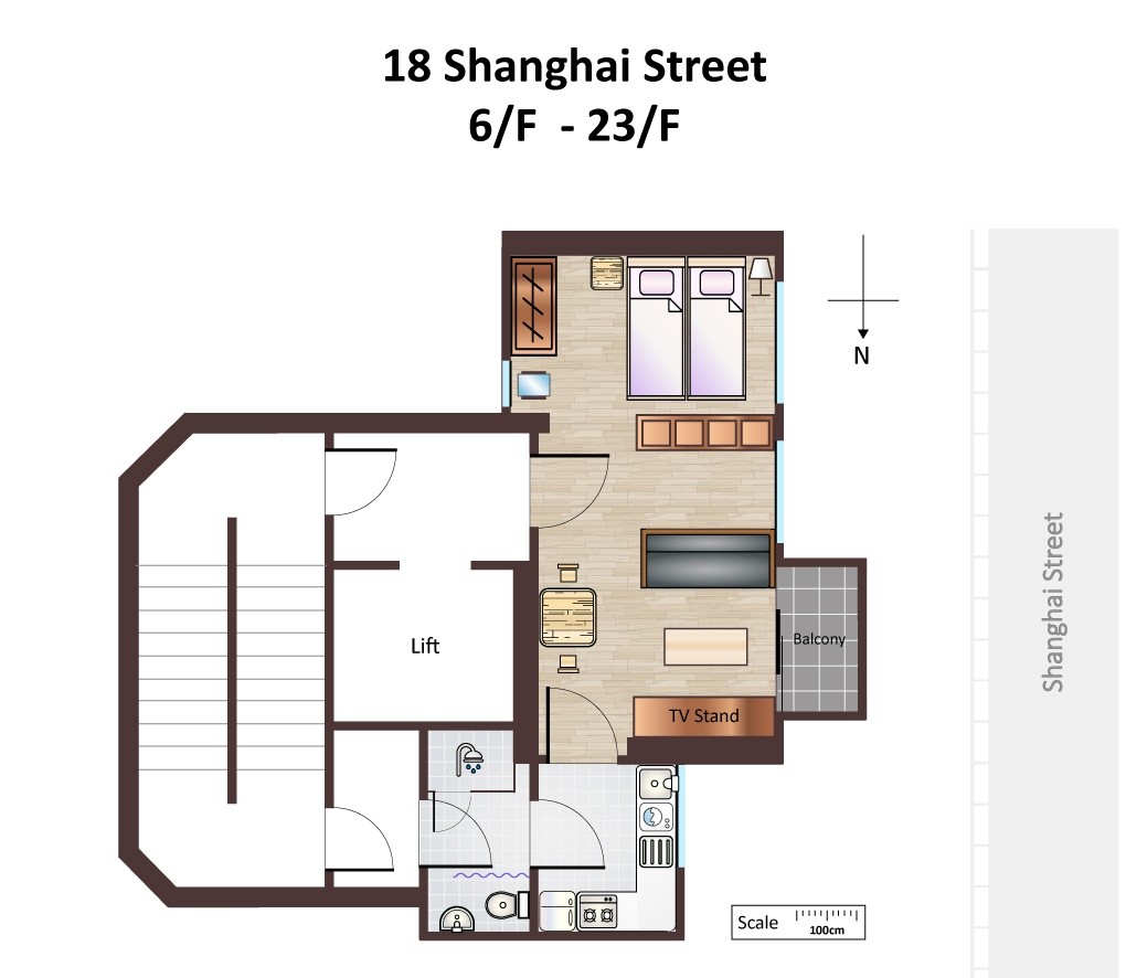 佐敦 / 尖沙咀開放式服務公寓 傢俱全包 租期由12個月起 - Kowloon Station - Flat - Homates Hong Kong