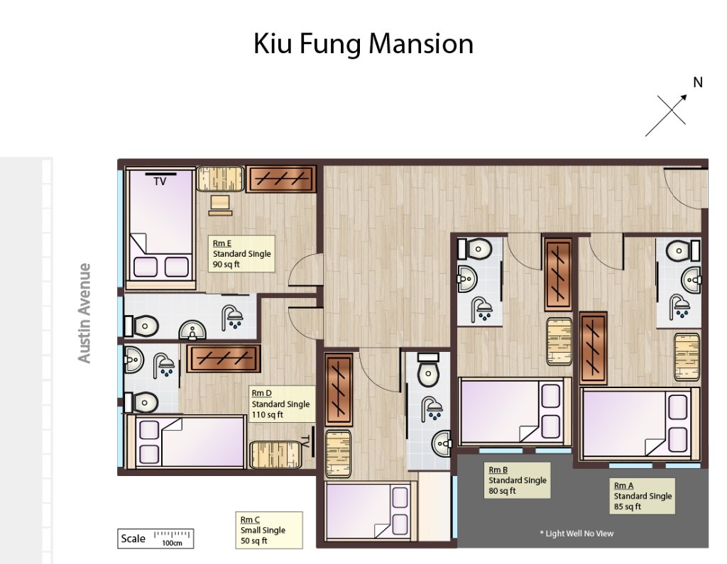 尖沙咀洋樓 高層雅裝有窗 包傢電Wifi 免佣 - Jordan/Tsim Sha Tsui - Flat - Homates Hong Kong