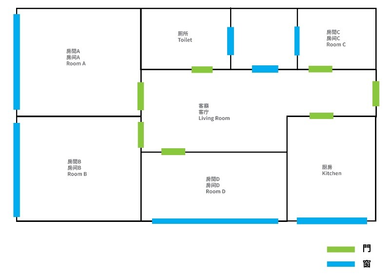 紅磡 經濟舒適房間 - Hung Hom/Wham Poa - Bedroom - Homates Hong Kong