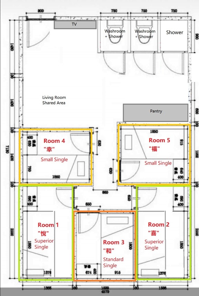 5 Single Rooms for Girls at the heart of Tsim Sha Tsui - Jordan/Tsim Sha Tsui - Flat - Homates Hong Kong