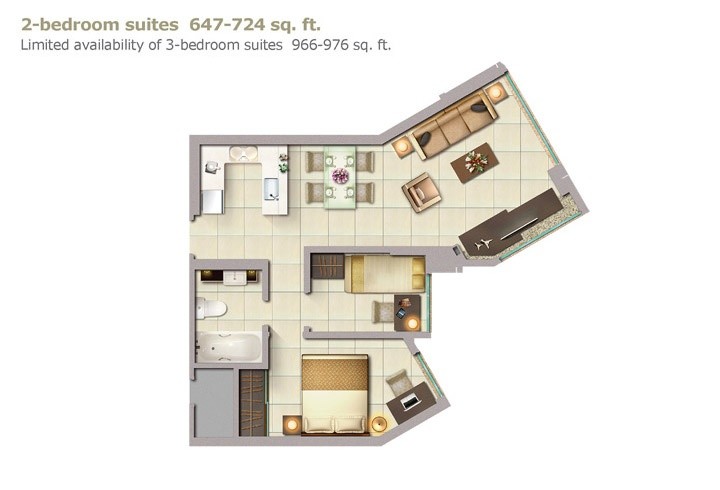 Harbourfront Horizon Suites (Shared Apartment) - Hung Hom/Wham Poa - Flat - Homates Hong Kong