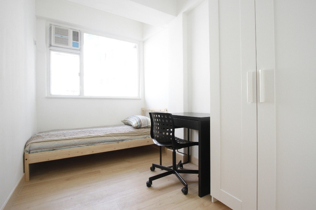 西營盤共享房屋, Sai Ying Pun Shared Flat - Western District - Bedroom - Homates Hong Kong