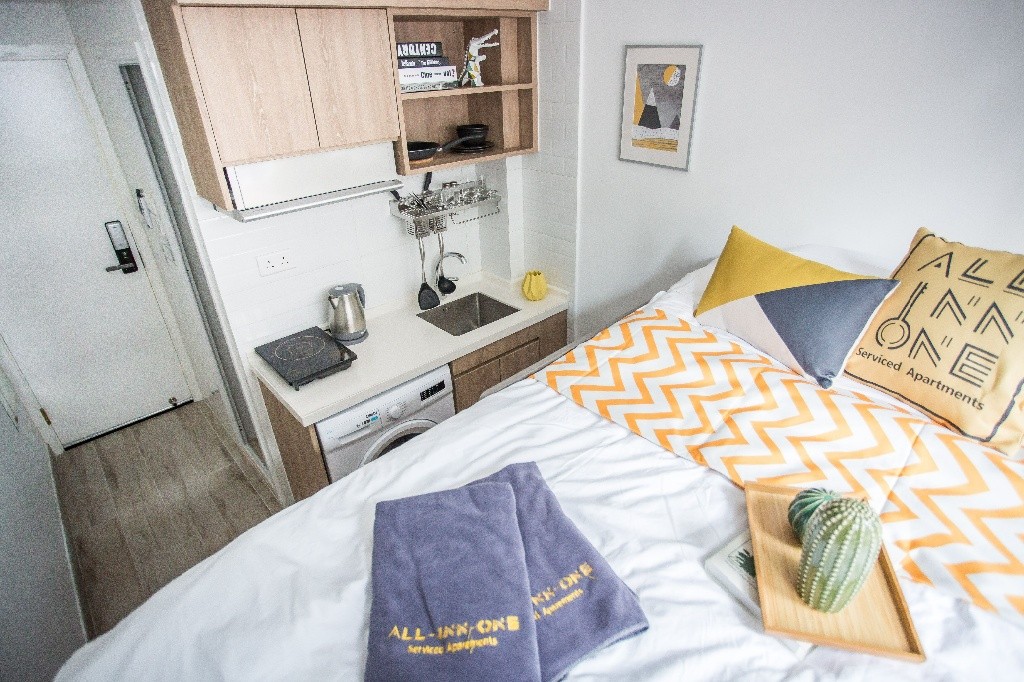 008C 110 sq ft studio in Wan Chai: NO AGENCY FEE; Utility Bills included with free wifi. 灣仔110尺獨立套房: 免佣，包水電及免費wifi - Wan Chai - Flat - Homates Hong Kong