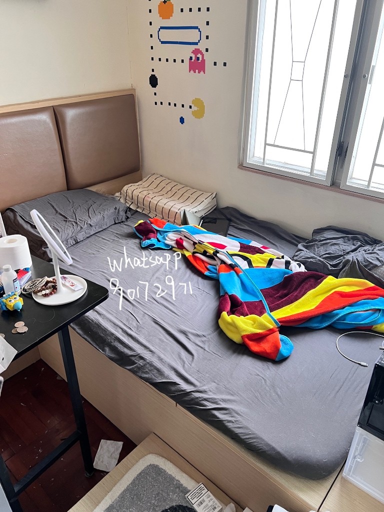 搵租客 有一貓兩女同住 - Kwai Chung - Bedroom - Homates Hong Kong