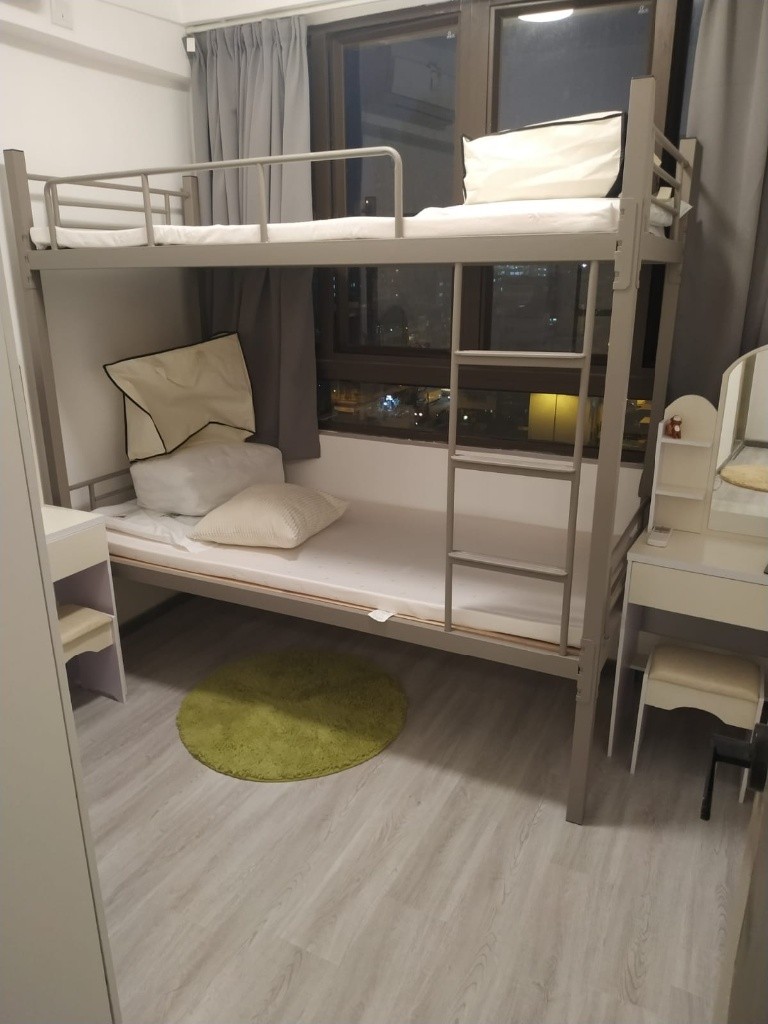 油麻地金堂大廈女生共居空間 Yau Ma Tei  Coliving Space for Rent very close to MTR station - Mong Kok/Yau Ma Tei - Bedroom - Homates Hong Kong