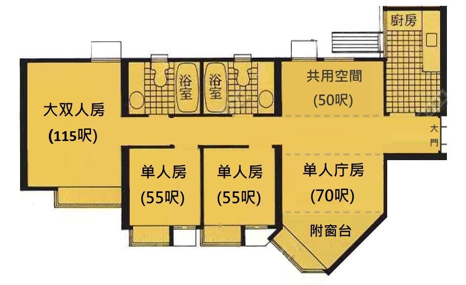 [出租1单间，1双人房！免中介！] 沙田新城市广场 宽敞！住5女生，邻近中/城/浸/理工/教育大学公傢俱齐全 - 沙田/火炭 - 房间 (合租／分租) - Homates 香港