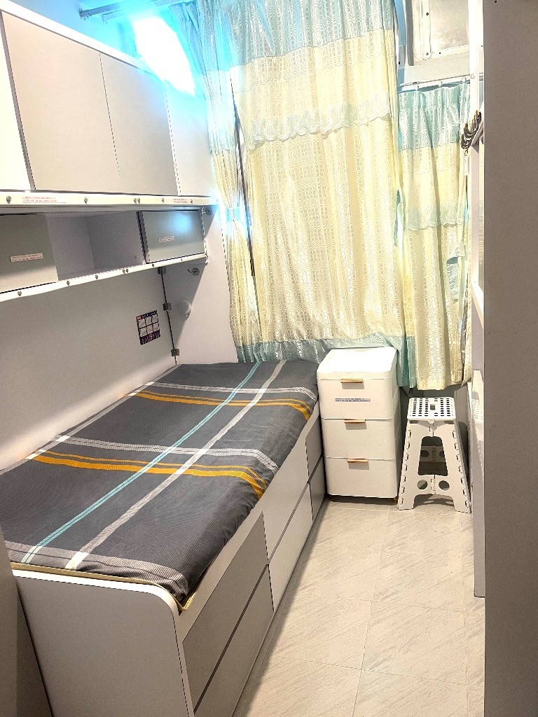 免佣金即入住傢俬設施齊整潔向南全山景四窗單人房 - Sha Tin/Fo Tan - Bedroom - Homates Hong Kong