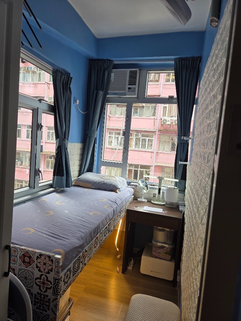 奧運站男生房分租即入住 5336 4208 wtsapp - Tai Kok Tsui - Bedroom - Homates Hong Kong
