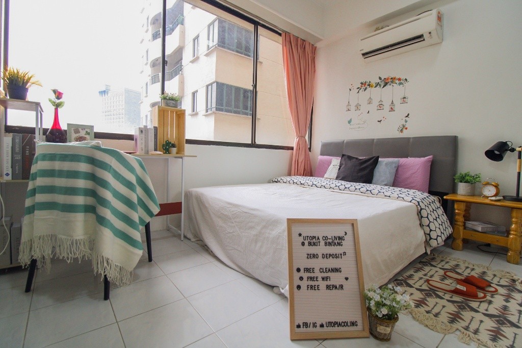 Best Room For You 🌈 : Zero Deposit Room With Private Bathroom 7 min To Jalan Alor 🍡🍤🦪 - Wilayah Persekutuan Kuala Lumpur - 房間 (合租／分租) - Homates 馬來西亞