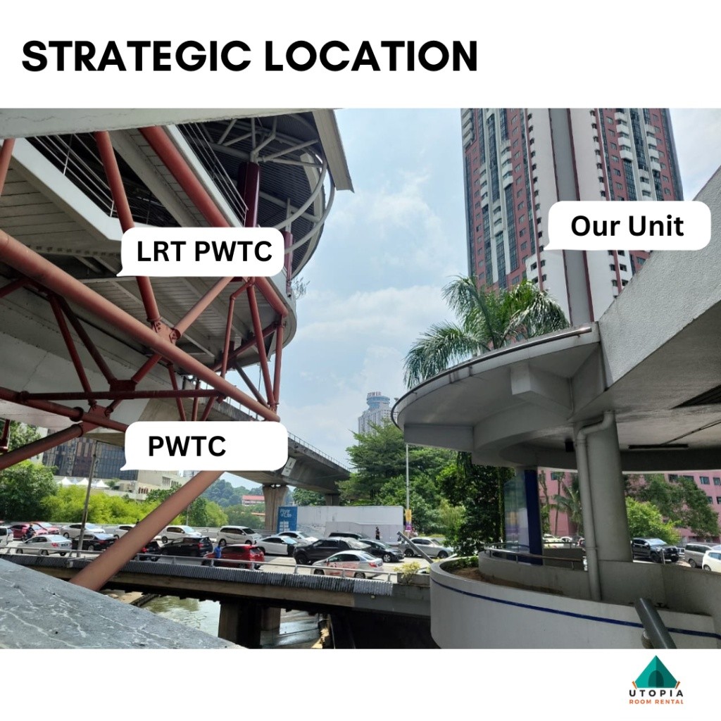 Bilik Sewa Strategik di Pusat Bandar KL 🙌🏻: 3 Min Je Jalan Ke LRT 🚄 Mudah, Murah, Selesa 🛏️ - Wilayah Persekutuan Kuala Lumpur - Bedroom - Homates Malaysia