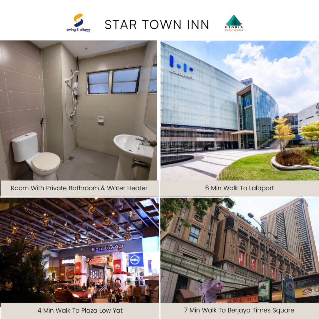 Urban Living At Bukit Bintang 🏙️: Zero Depo Room Only 3 Min Walk To Plaza Low Yat 🖥️💻📱 - Wilayah Persekutuan Kuala Lumpur - Flat - Homates Malaysia