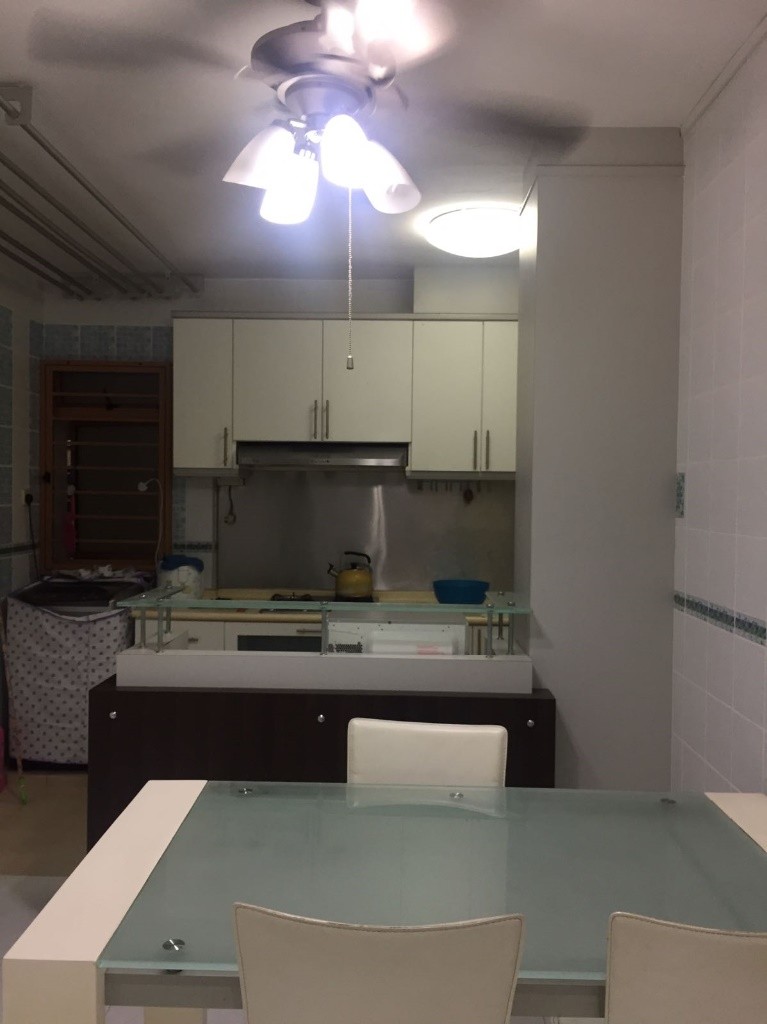 FULLY FURNISHED 1 master bedroom with aircon, bed and wardrobe at Sengkang Blk317B - Sengkang - Bedroom - Homates Singapore
