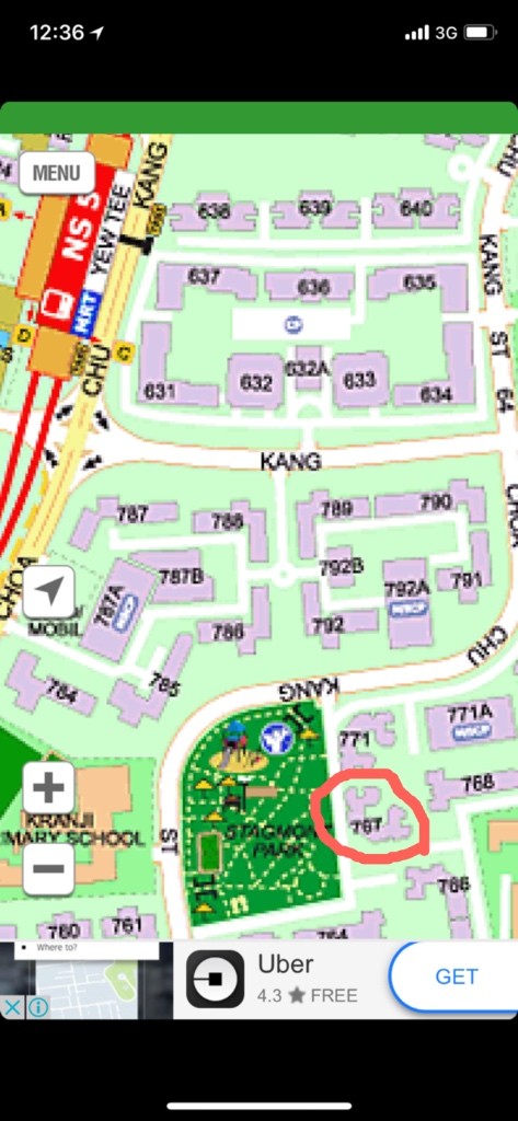 大牌767 油池地铁站附近招女生/男生 - Yew Tee Village 油池村 - 分租床位 - Homates 新加坡