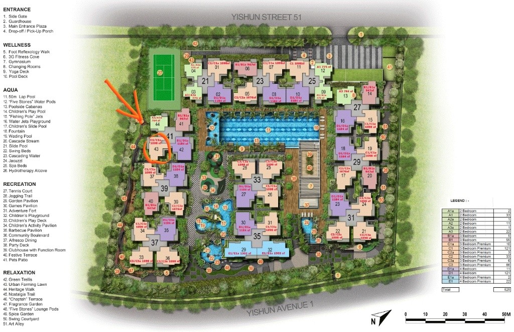 靠近义顺/卡迪 公寓普通房带大阳台 出租 - Yishun 義順 - 分租房間 - Homates 新加坡