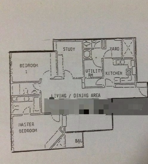 Kallang加冷地铁站旁Canne Lodge 大三房公寓，马上入住 - Kallang - Flat - Homates Singapore