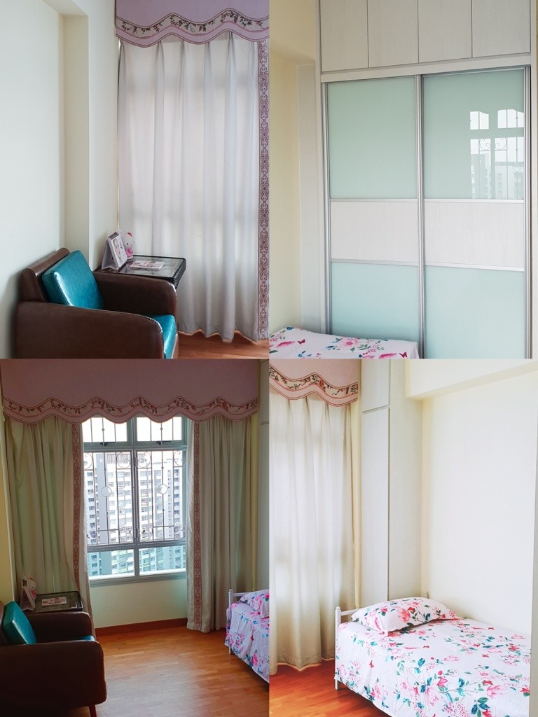 【Punggol】榜鹅地铁站3–5分钟，2间普通房出租(有照片)，随时入住，新家私/干净漂亮/高楼通风 - Punggol 榜鹅 - 分租房间 - Homates 新加坡