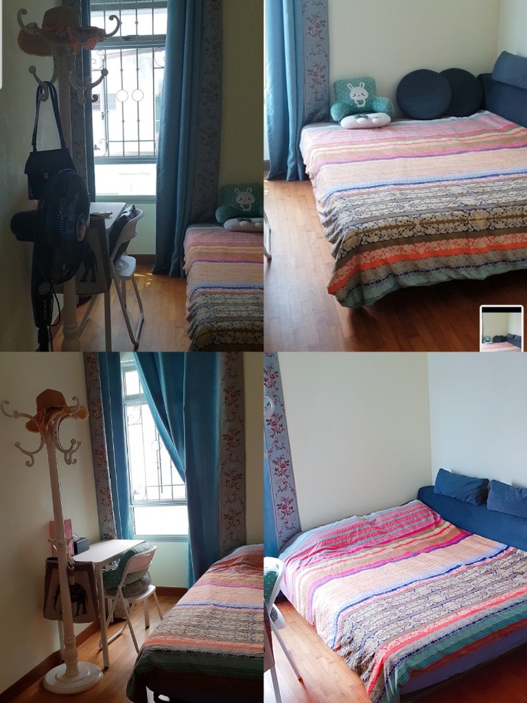 【Punggol】榜鹅地铁站3–5分钟，2间普通房出租(有照片)，随时入住，新家私/干净漂亮/高楼通风 - Punggol 榜鹅 - 分租房间 - Homates 新加坡