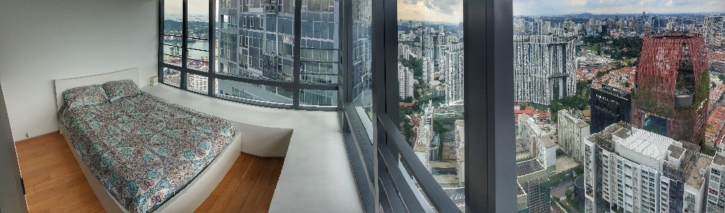 Bedroom in the sky available at Skysuites @ Anson for rent - Tanjong Pagar - Flat - Homates Singapore