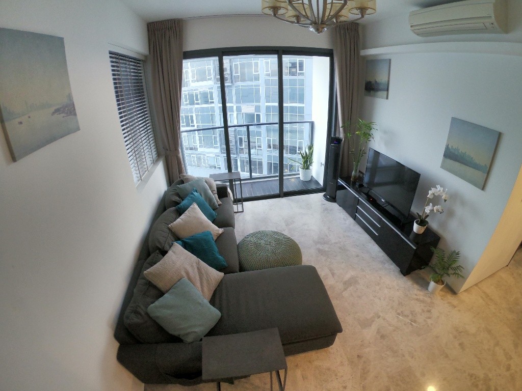 Bedroom in the sky available at Skysuites @ Anson for rent - Tanjong Pagar - Flat - Homates Singapore