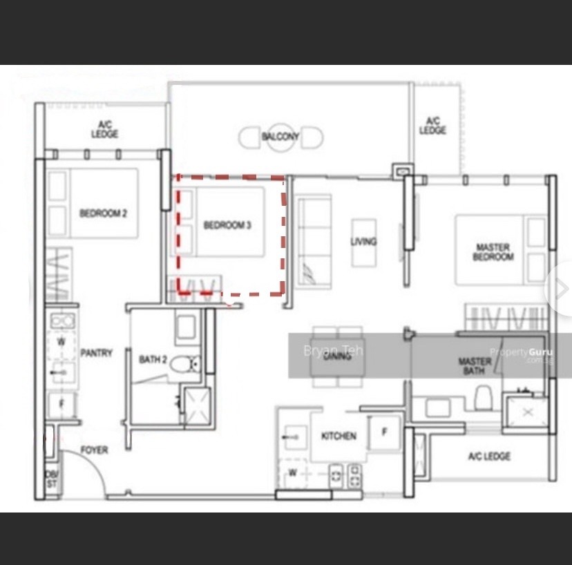 【短租】绿线Aljunied地铁站 Sims urban oasis普通房招租 - Aljunied 阿裕尼 - 分租房间 - Homates 新加坡