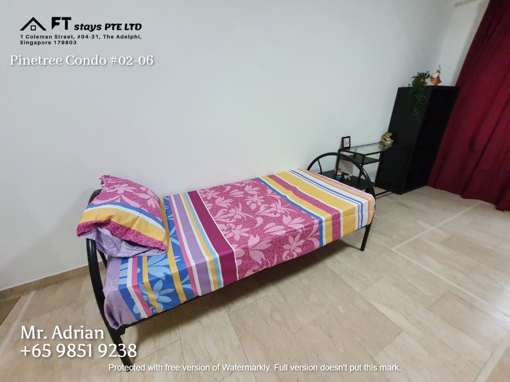 Balmoral Park/Pool Condo- Pinetree Condo - Bukit Timah - Bedroom - Homates Singapore