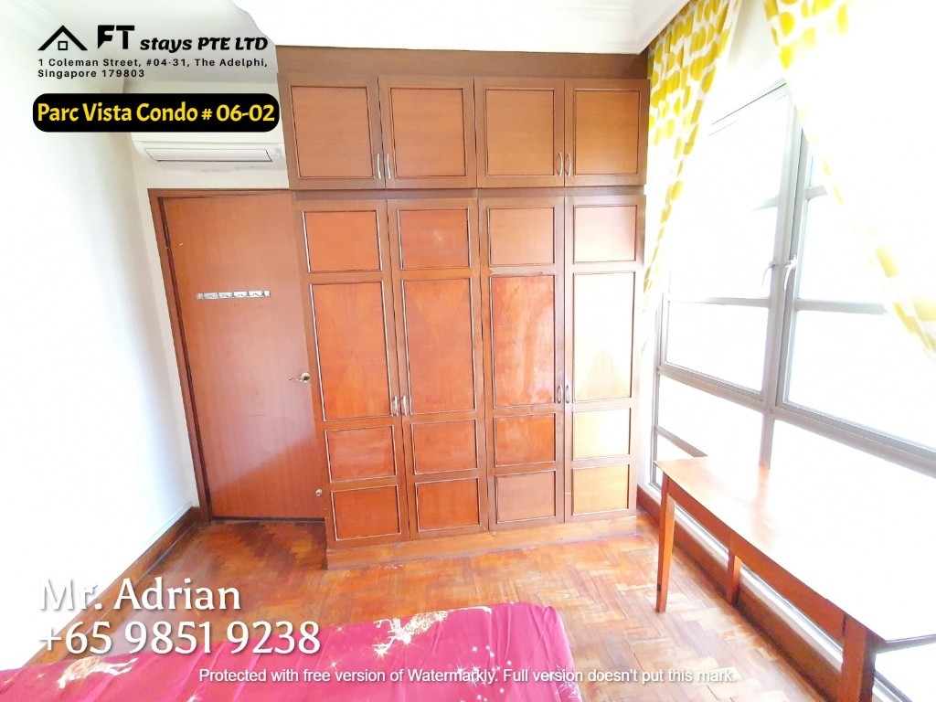 Boon Lay MRT Gym Pool Tennis Resort Condo/Parc Vista - Jurong West - Bedroom - Homates Singapore