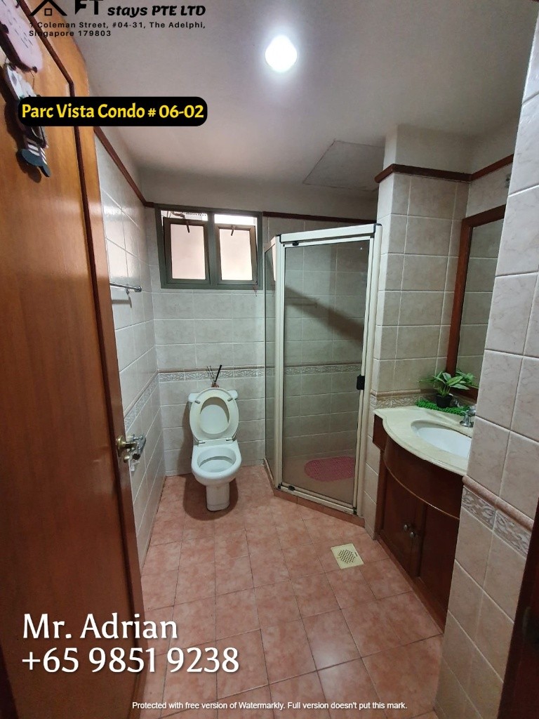 Boon Lay MRT Gym Pool Tennis Resort Condo/Parc Vista - Jurong West - Bedroom - Homates Singapore