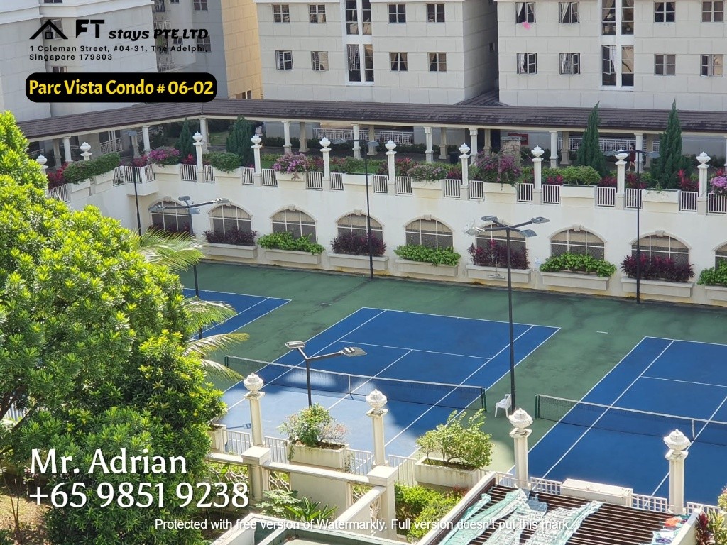 Boon Lay MRT Gym Pool Tennis Resort Condo/Parc Vista - Jurong West - Bedroom - Homates Singapore