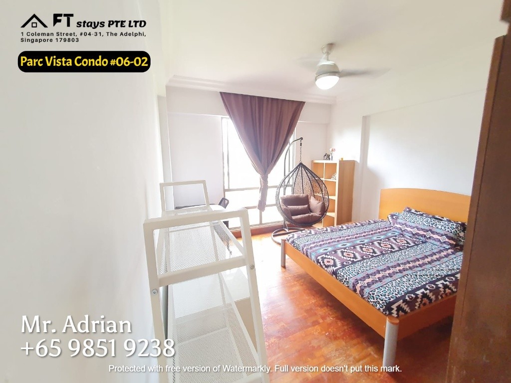 Jurong West Gym Pool Tennis Resort Condo/Master Bedroom/Parc Vista - Jurong West 裕廊西 - 分租房间 - Homates 新加坡