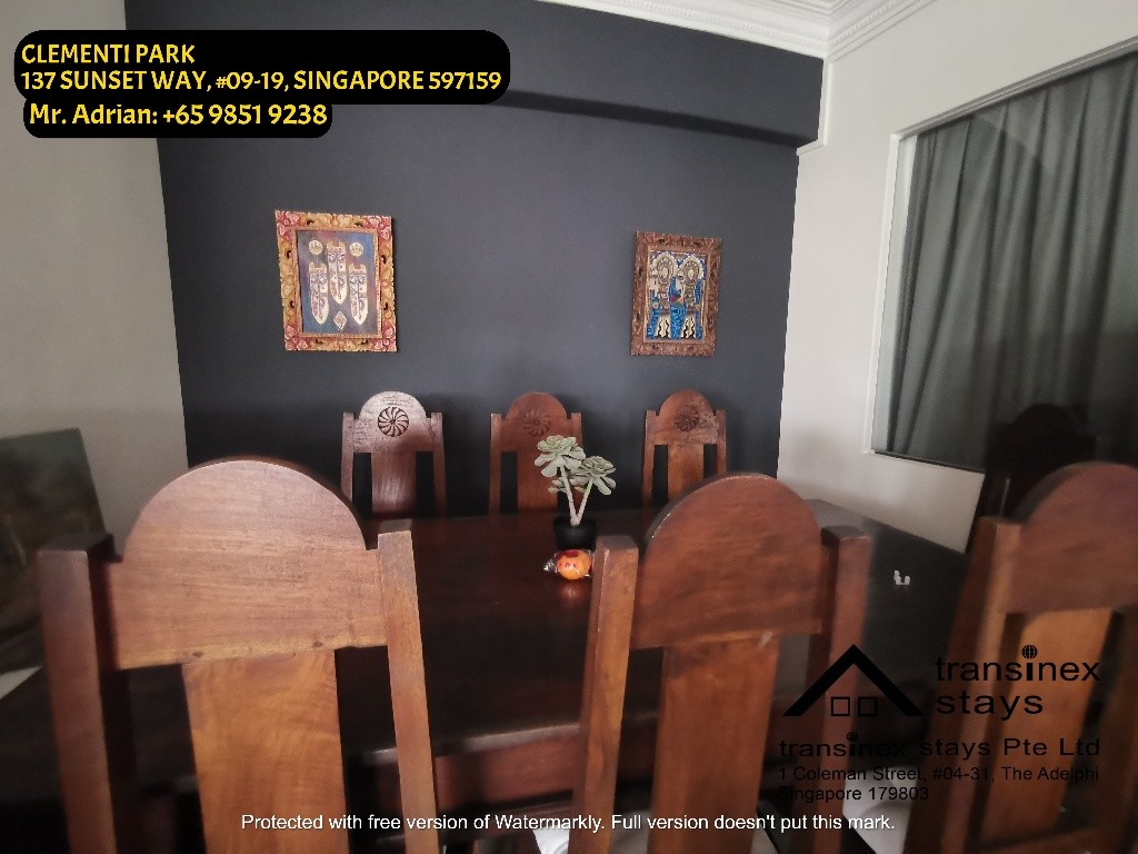 CLEMENTI PARK/137 SUNSET WAY/Gym/Pool/Nearly Market/Delux Queen Room - Clementi - Bedroom - Homates Singapore