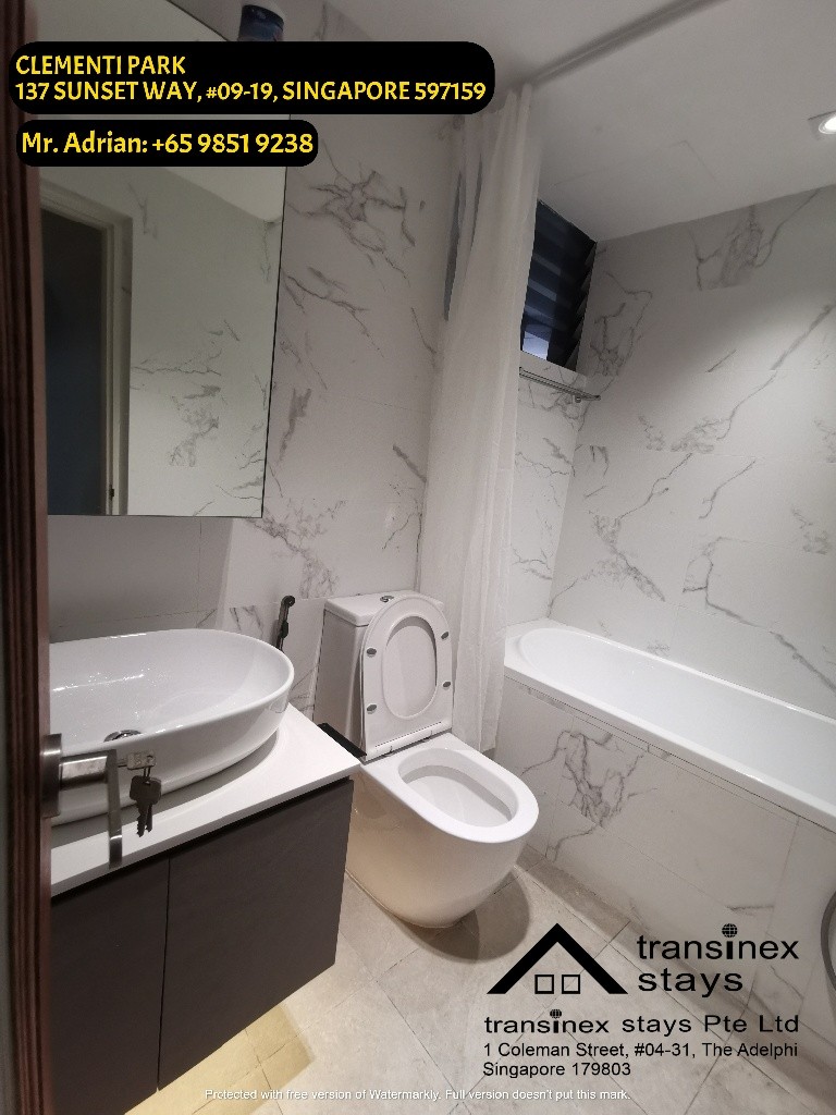 CLEMENTI PARK/137 SUNSET WAY/Gym/Pool/Nearly Market/Delux Queen Room - Clementi - Bedroom - Homates Singapore