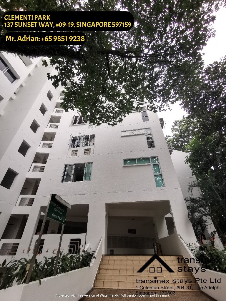 CLEMENTI PARK/137 SUNSET WAY/Gym/Pool/Nearly Market/Delux Queen Room - Clementi - Bedroom - Homates Singapore