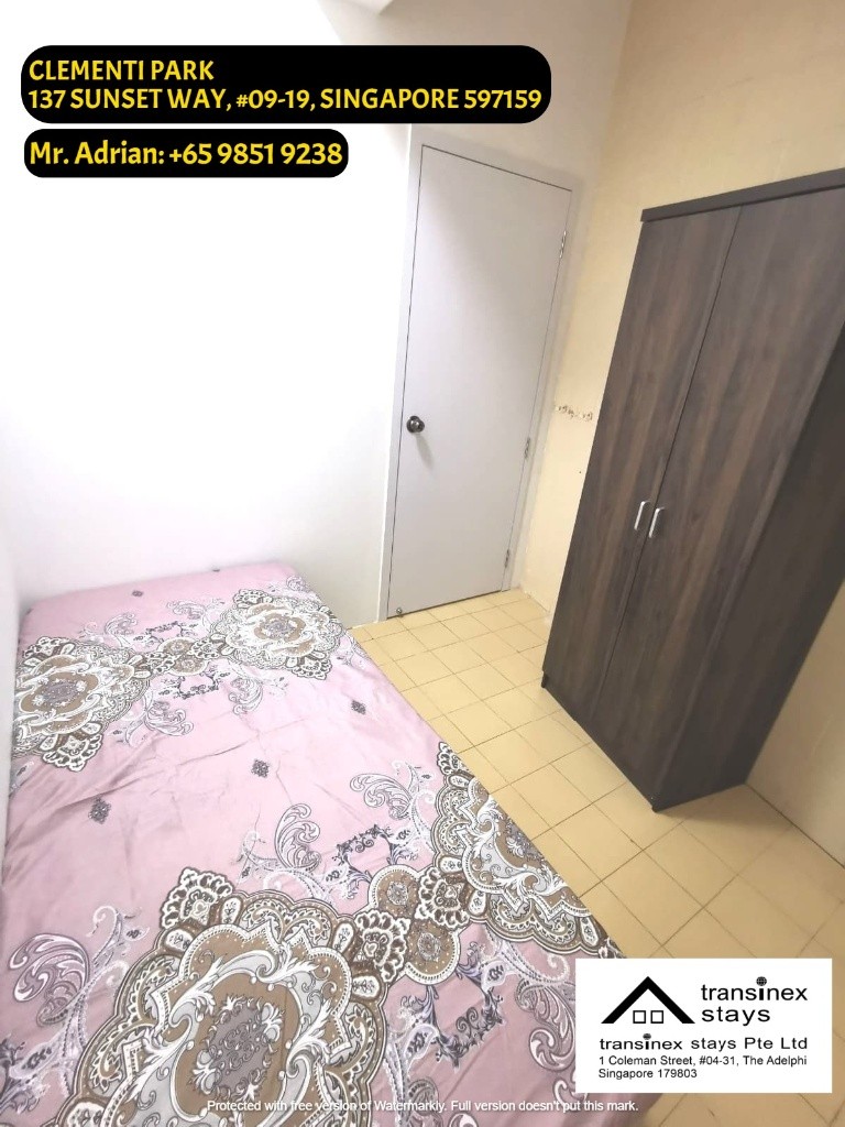 Pool / Gym Condo-Beauty World MRT-Clementi Park - Beauty World - Bedroom - Homates Singapore