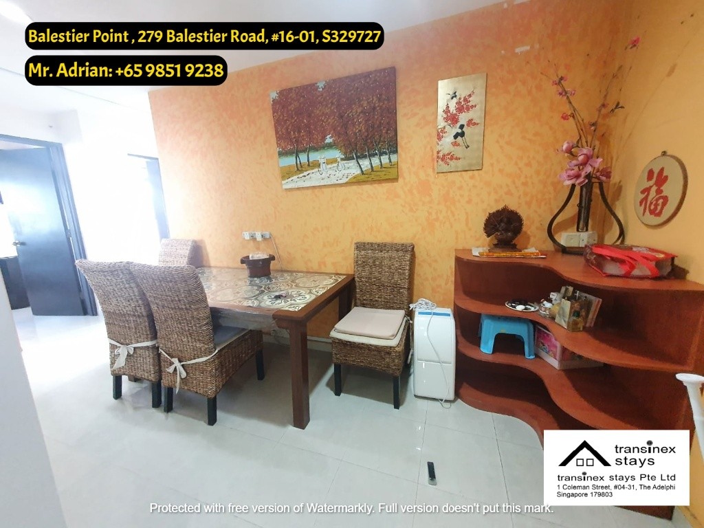 Balestier Road -Balcony Single Deluxe Room- Balestier Point - Boon Keng - Bedroom - Homates Singapore