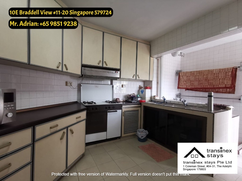 Braddell MRT - Pool/ Tennis/ Gym Condo -10E Braddell View - Braddell - Bedroom - Homates Singapore