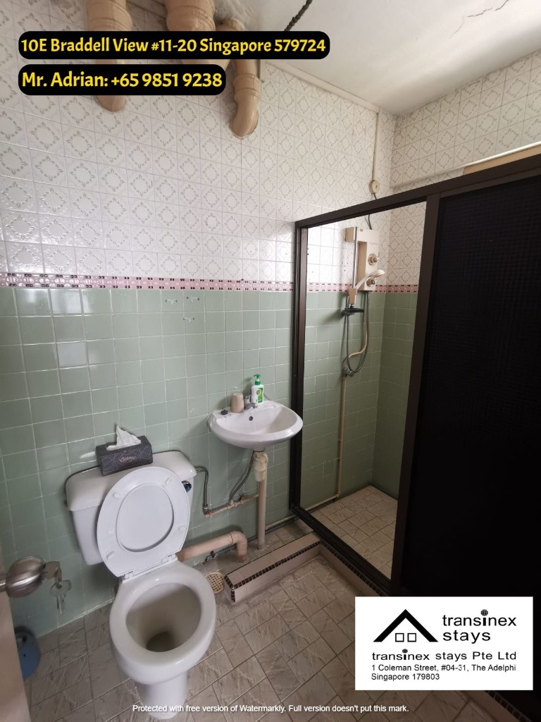 Braddell MRT - Pool/ Tennis/ Gym Condo -10E Braddell View - Braddell - Bedroom - Homates Singapore