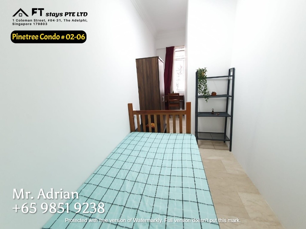 Bukit Timah /Pool Condo- Pinetree Condo - Bukit Timah - Bedroom - Homates Singapore