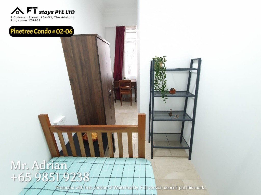 Bukit Timah /Pool Condo- Pinetree Condo - Bukit Timah - Bedroom - Homates Singapore