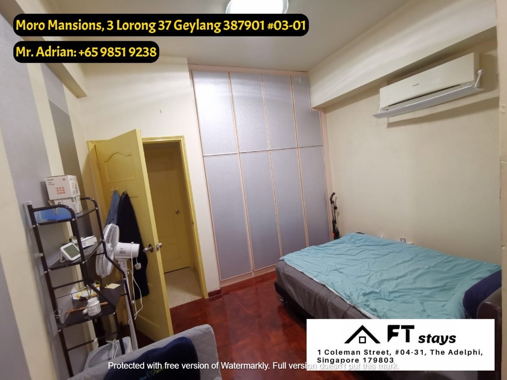 Aljunied MRT/Master Bedroom/Moro Mansions - Aljunied 阿裕尼 - 分租房间 - Homates 新加坡