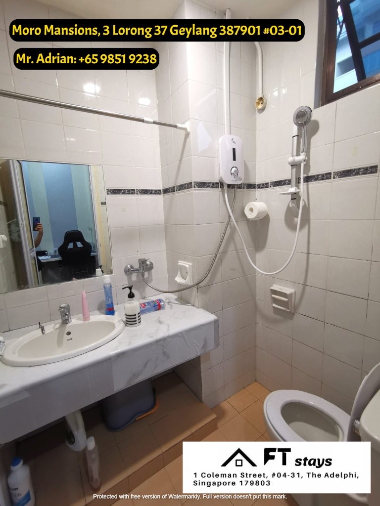 Aljunied MRT/Master Bedroom/Moro Mansions - Aljunied 阿裕尼 - 分租房间 - Homates 新加坡