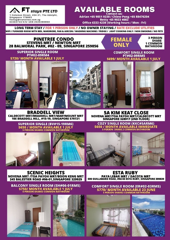 Novena MRT - Scenic Heights - Novena - Flat - Homates Singapore