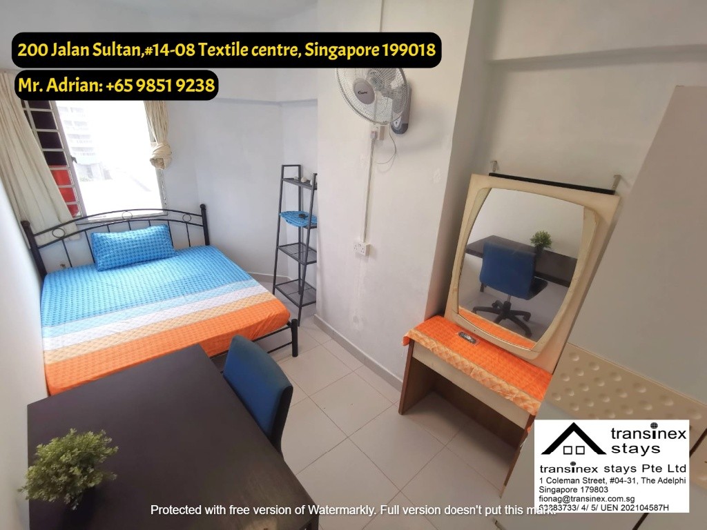 Lavender MRT - Textile Centre - Lavender - Bedroom - Homates Singapore