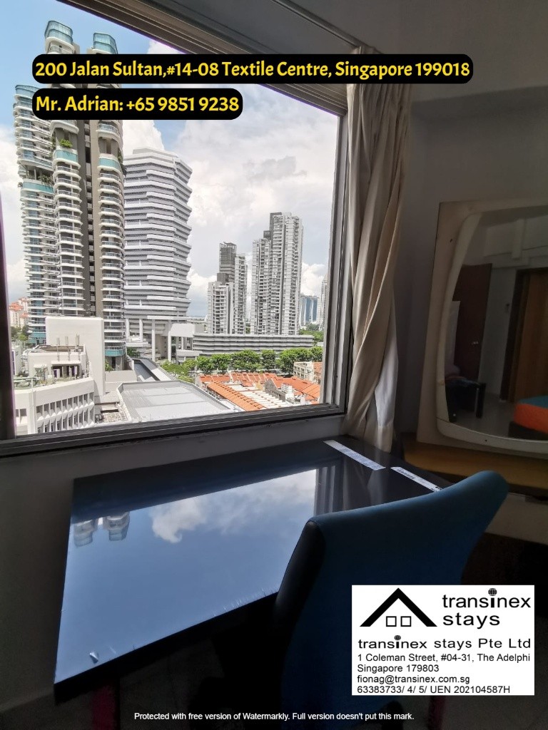 Lavender MRT - Textile Centre - Lavender - Bedroom - Homates Singapore