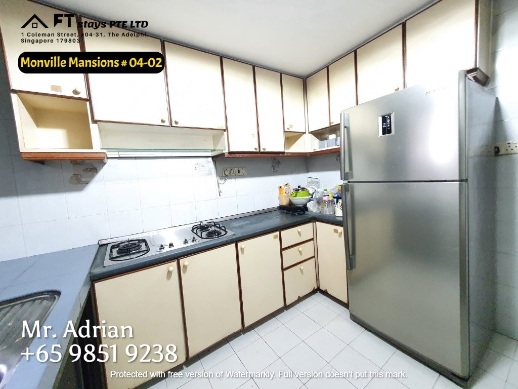 Braddell MRT - Monville Mansions - Braddell - Bedroom - Homates Singapore