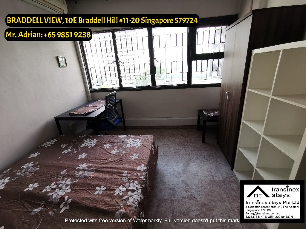 Braddell MRT - Pool/ Tennis/ Gym Condo -10E Braddell View - Braddell 布莱徳 - 分租房间 - Homates 新加坡