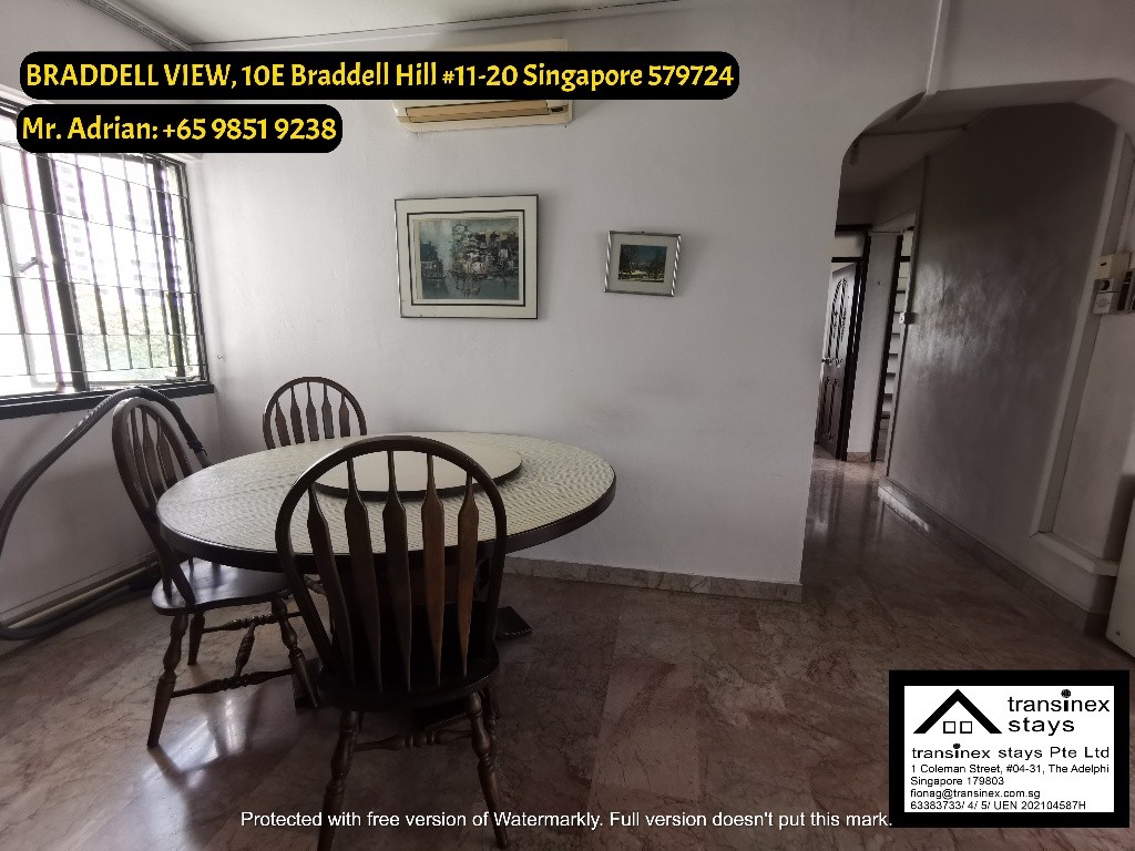 Braddell MRT - Pool/ Tennis/ Gym Condo -10E Braddell View - Braddell 布莱徳 - 分租房间 - Homates 新加坡