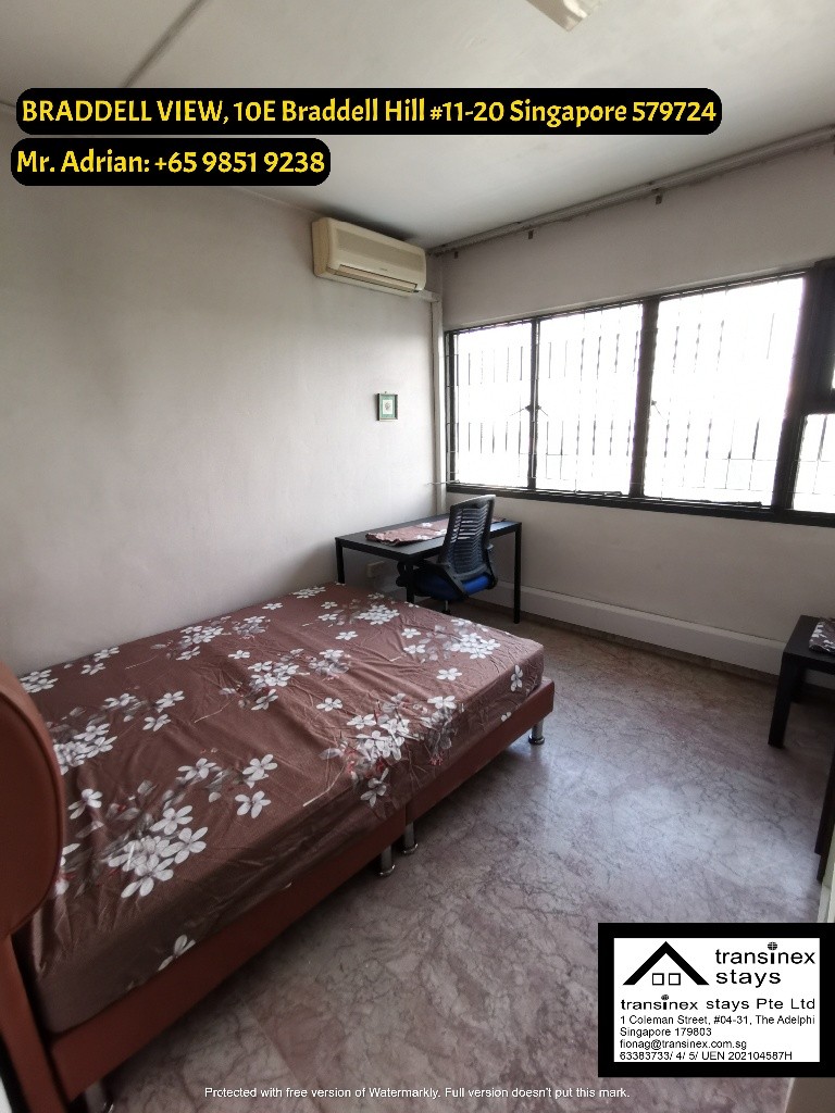 Braddell MRT - Pool/ Tennis/ Gym Condo -10E Braddell View - Braddell 布莱徳 - 分租房间 - Homates 新加坡